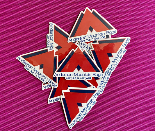 Stacked Sticker - small red